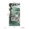 Papermint Bretagne Pack 1 in Green Wall Mural 8184-AI1-A
