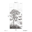 Papermint Wild Coast Pack 1 in Grey Wall Mural 8184-AR1-A
