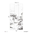 Papermint Wild Coast Pack 2 in Grey Wall Mural 8184-AR1-B