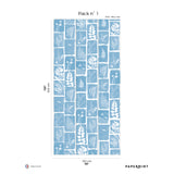 Papermint Botanical Imprint Pack 1 in Blue Wall Mural 8184-A