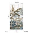 Papermint Exotic Pack 1 in White Wall Mural 8184-BA1-A