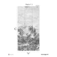 Papermint Fontainebleau Pack 2 in Grey Wall Mural 8184-BD1-B
