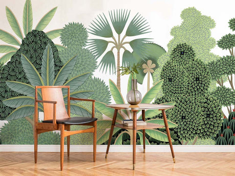 Papermint Bengal Pack 1, 2 & 3 in Green Wall Mural 8184-BDL-