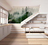 Papermint Boreal Pack 1 & 2 in Green Wall Mural 8184-BDL-AF