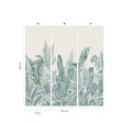 Papermint Botanic Pack 1 & 2 in Green Wall Mural 8184-BDL-AH