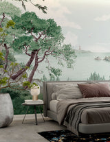 Papermint Bretagne Pack 1, 2, 3 & 4 in Green Wall Mural 8184