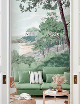 Papermint Bretagne Pack 1, 2, 3 & 4 in Green Wall Mural 8184