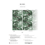 Papermint Bushu Pack 1 & 2 in Green Wall Mural 8184-BDL-AK1