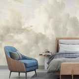 Papermint Cotton Sky Pack 1 & 2 in Beige Wall Mural 8184-BDL