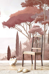 Papermint French Riviera Pack 1, 2 & 3 in Red Wall Mural 818