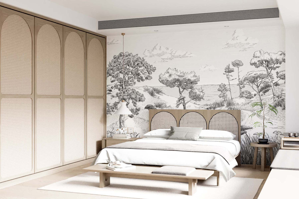 Papermint Wild Coast Pack 1, 2 & 3 in Grey Wall Mural 8184-B
