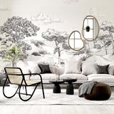 Papermint Wild Coast Pack 1, 2 & 3 in Grey Wall Mural 8184-B