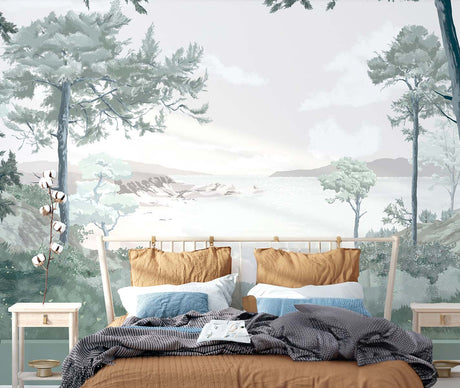 Papermint Crozon Pack 1, 2 & 3 in Green Wall Mural 8184-BDL-