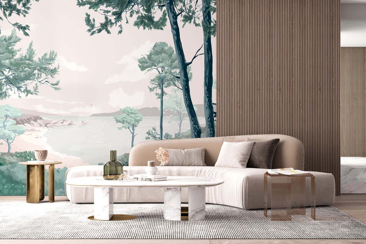 Papermint Crozon Pack 1, 2 & 3 in Green Wall Mural 8184-BDL-