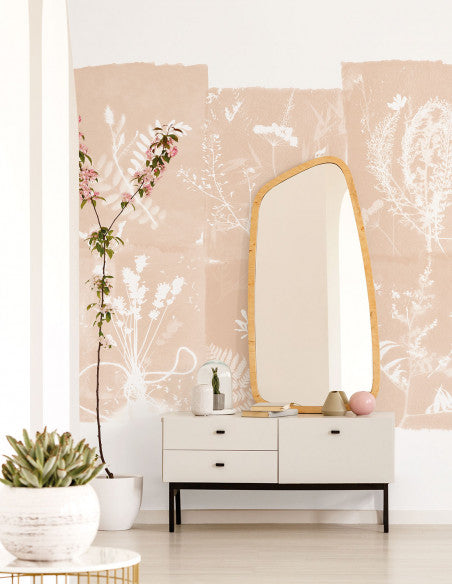 Papermint Cyanotype Pack 1 & 2 in Pink Wall Mural 8184-BDL-A