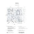 Papermint Divine Pack 1 & 2 in Navy Wall Mural 8184-BDL-AU1