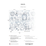 Papermint Divine Pack 1 & 2 in Navy Wall Mural 8184-BDL-AU1