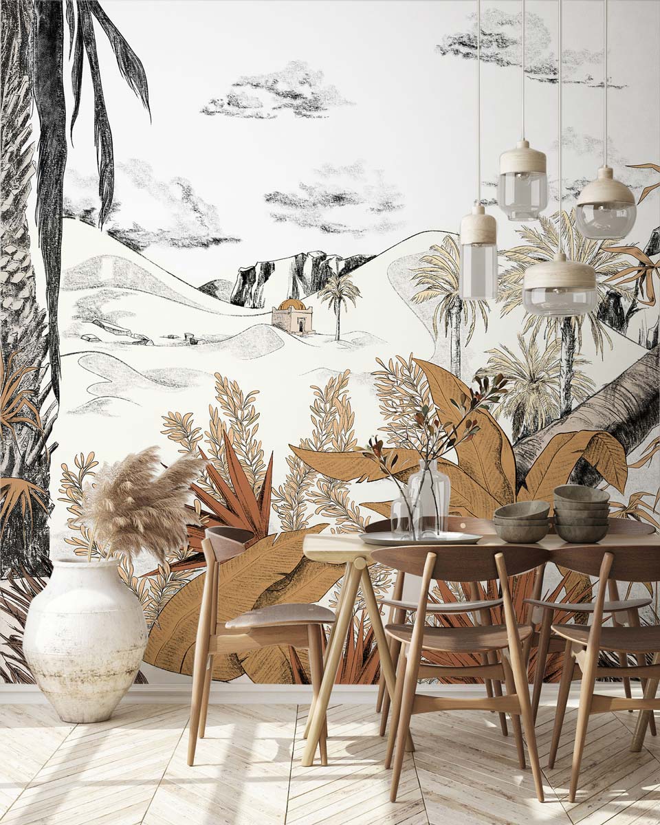 Papermint Dune Pack 1, 2 & 3 in Beige Wall Mural 8184-BDL-AW