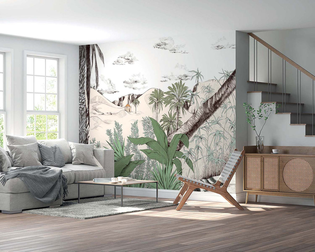 Papermint Dune Pack 1, 2 & 3 in Green Wall Mural 8184-BDL-AW