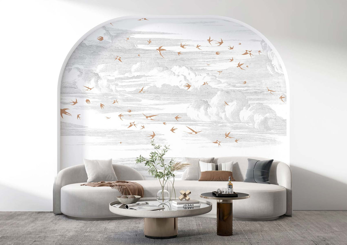 Papermint Soaring Pack 1 & 2 in Red Wall Mural 8184-BDL-AY3