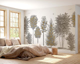 Papermint Orchards Pack 1 & 2 in Gold Wall Mural 8184-BDL-BF