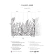 Papermint Garden Line Pack 1 & 2 in Grey Wall Mural 8184-BDL