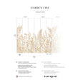 Papermint Garden Line Pack 1 & 2 in Brown Wall Mural 8184-BD