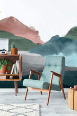 Papermint Hills Pack 1, 2 & 3 in Multi Wall Mural 8184-BDL-B