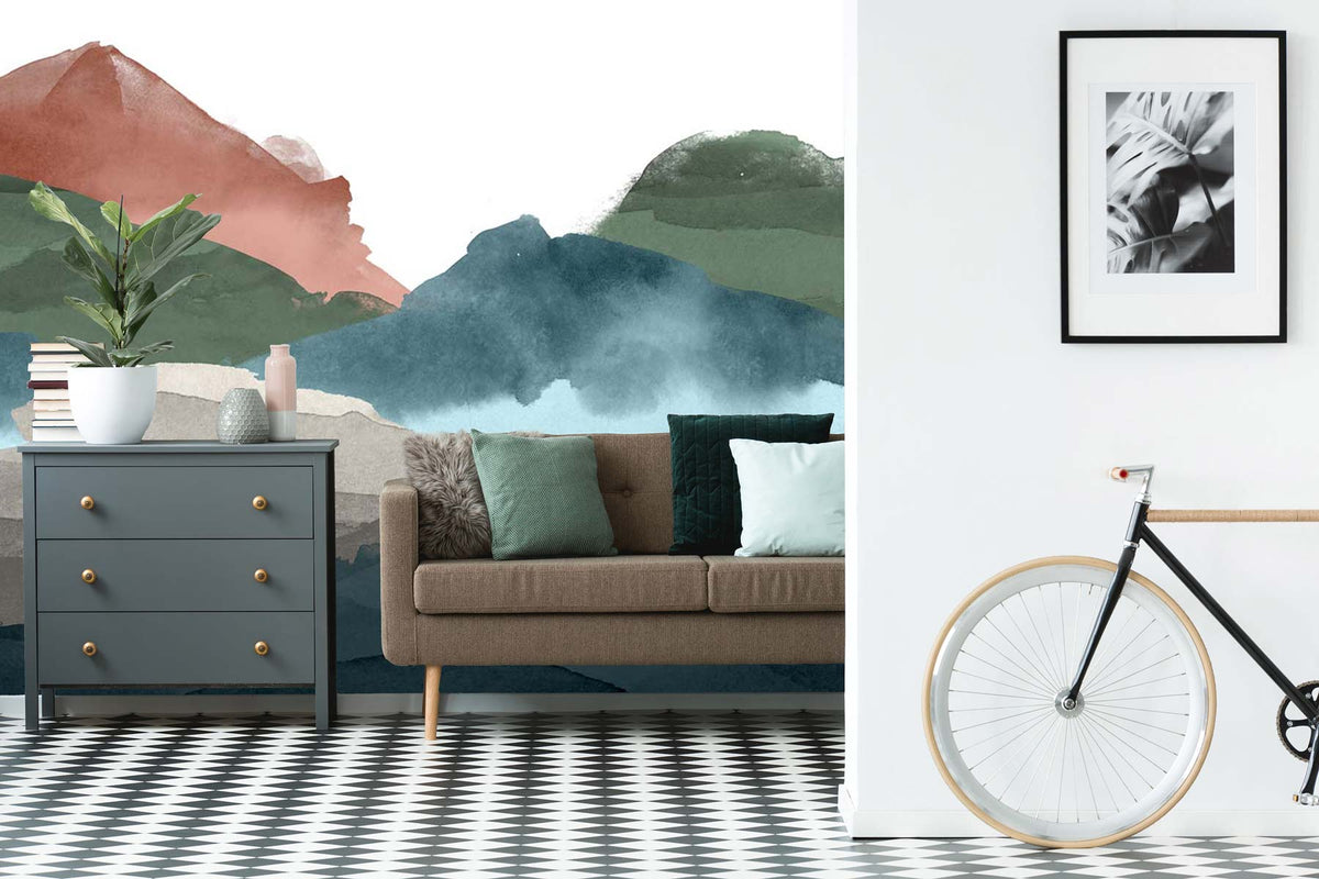 Papermint Hills Pack 1, 2 & 3 in Multi Wall Mural 8184-BDL-B