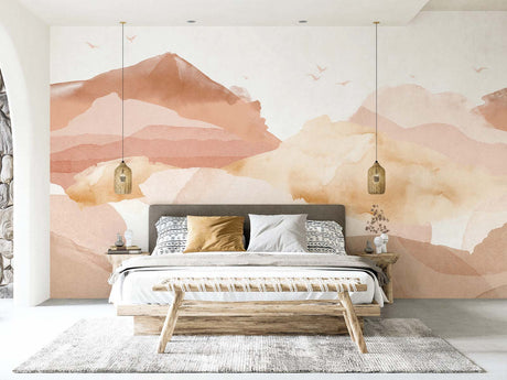 Papermint Hills Pack 1, 2 & 3 in Orange Wall Mural 8184-BDL-