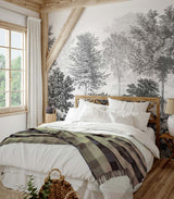 Papermint In The Woods Pack 1 & 2 in Grey Wall Mural 8184-BD