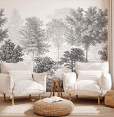 Papermint In The Woods Pack 1 & 2 in Grey Wall Mural 8184-BD