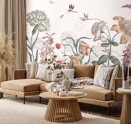 Papermint English Garden Pack 1, 2 & 3 in Green Wall Mural 8
