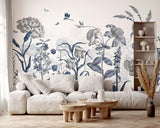 Papermint English Garden Pack 1, 2 & 3 in Blue Wall Mural 81