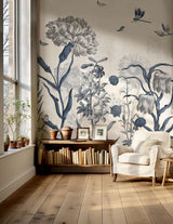 Papermint English Garden Pack 1, 2 & 3 in Blue Wall Mural 81