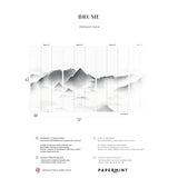 Papermint Mist Pack 1, 2 & 3 in Grey Wall Mural 8184-BDL-BN