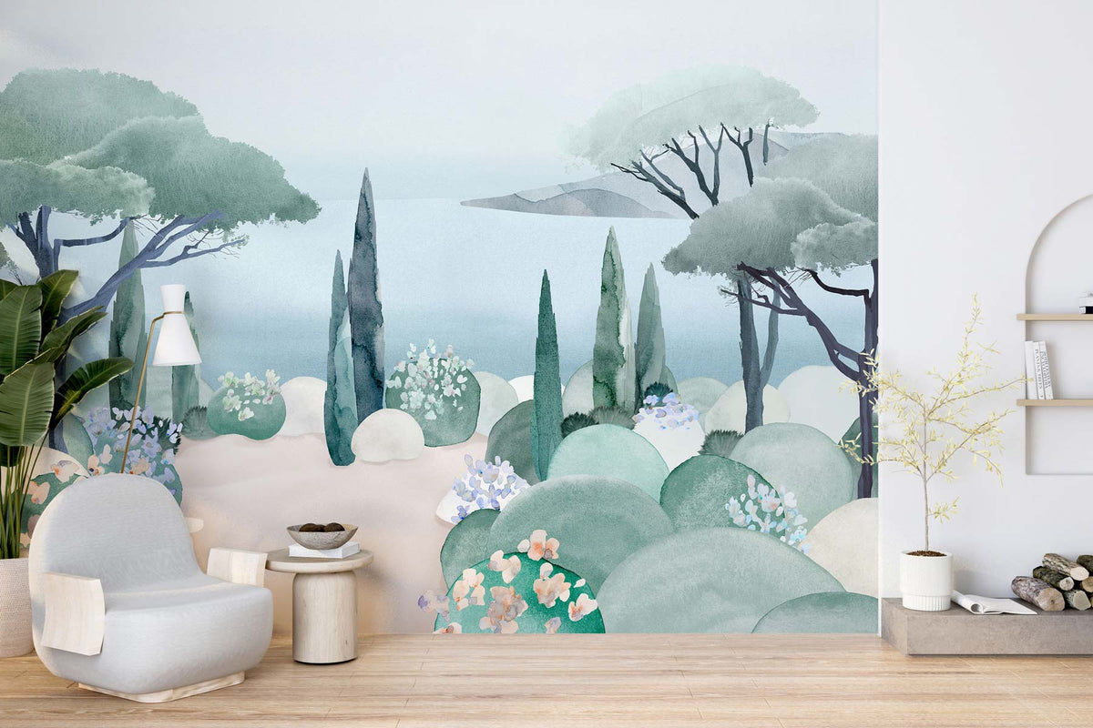 Papermint The Sea Pack 1, 2 & 3 in Blue Wall Mural 8184-BDL-