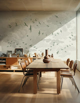 Papermint Birds Pack 1 & 2 in Green Wall Mural 8184-BDL-BR1