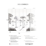 Papermint Shadows Pack 1 & 2 in Beige Wall Mural 8184-BDL-BS