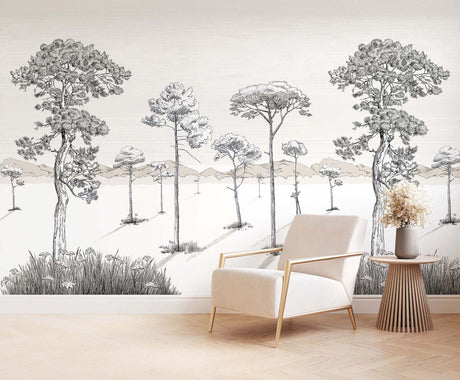 Papermint Shadows Pack 1 & 2 in Pink Wall Mural 8184-BDL-BS3