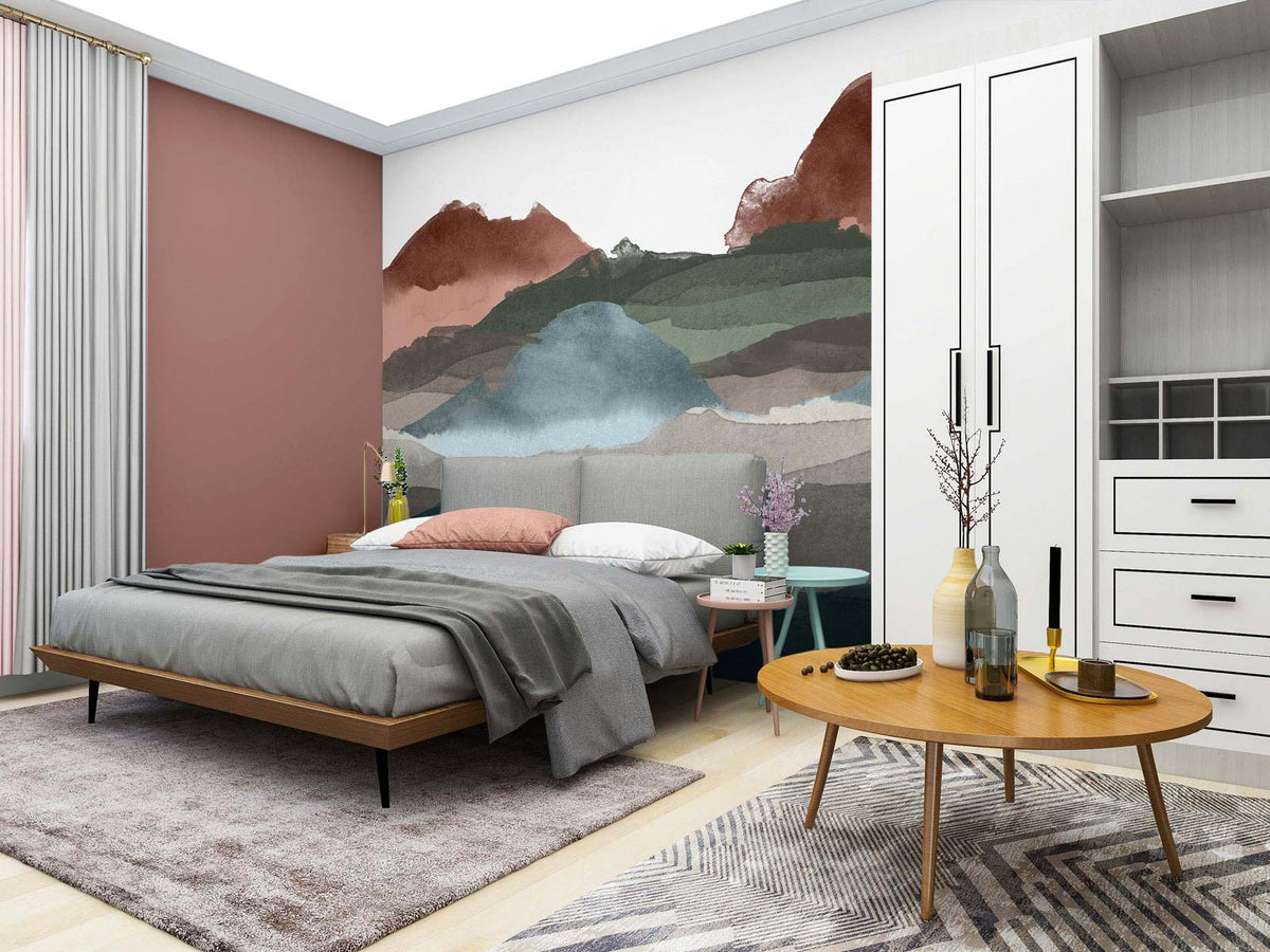 Papermint Line Water Pack 1 & 2 in Multi Wall Mural 8184-BDL