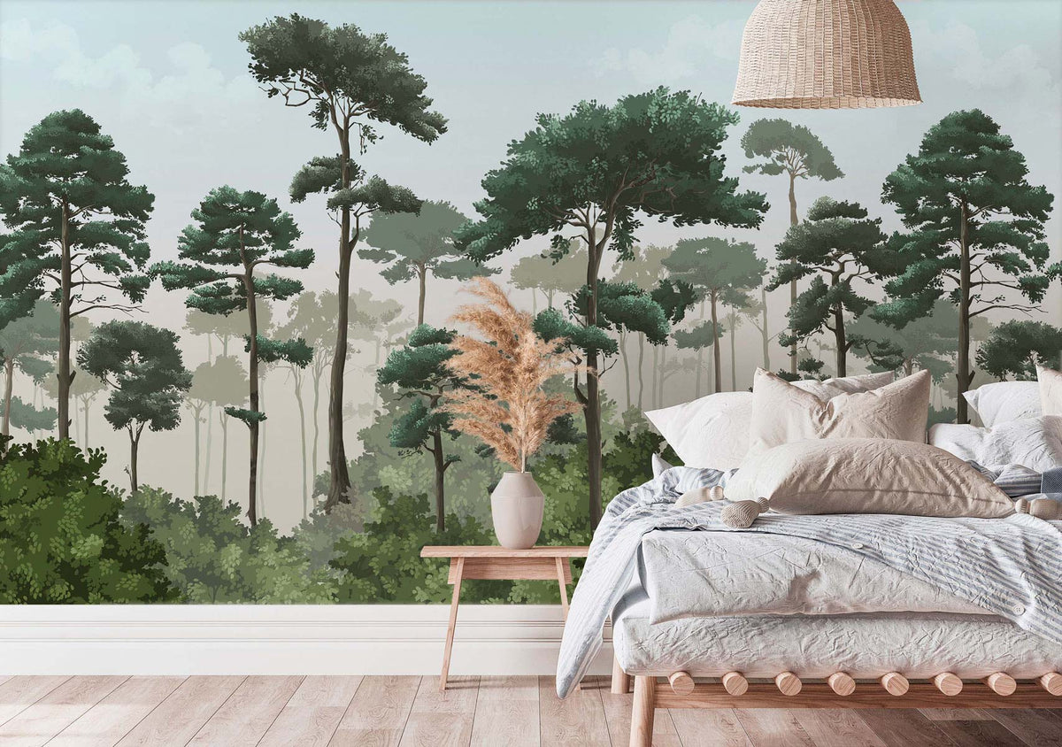 Papermint Matsu Pack 1 & 2 in Blue Wall Mural 8184-BDL-CA2