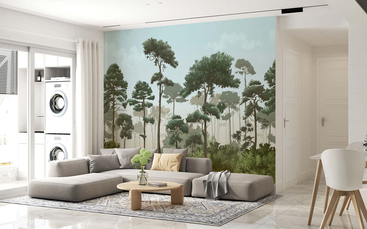 Papermint Matsu Pack 1 & 2 in Blue Wall Mural 8184-BDL-CA2