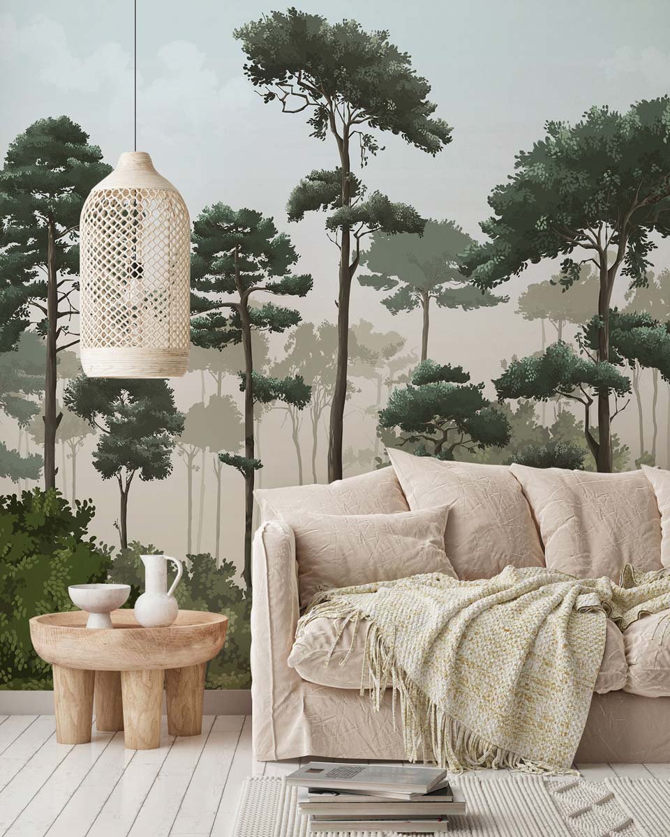 Papermint Matsu Pack 1 & 2 in Blue Wall Mural 8184-BDL-CA2