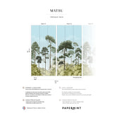 Papermint Matsu Pack 1 & 2 in Green Wall Mural 8184-BDL-CA3