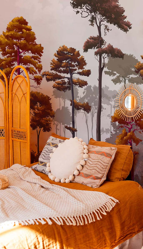 Papermint Matsu Pack 1 & 2 in Orange Wall Mural 8184-BDL-CA4