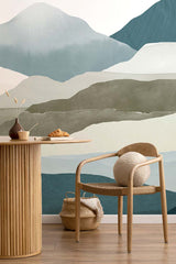 Papermint Montagna Pack 1, 2 & 3 in Teal Wall Mural 8184-BDL
