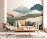 Papermint Montagna Pack 1, 2 & 3 in Teal Wall Mural 8184-BDL