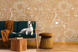Papermint Mystic Pack 1, 2 & 3 in Brown Wall Mural 8184-BDL-