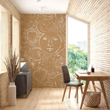 Papermint Mystic Pack 1, 2 & 3 in Brown Wall Mural 8184-BDL-